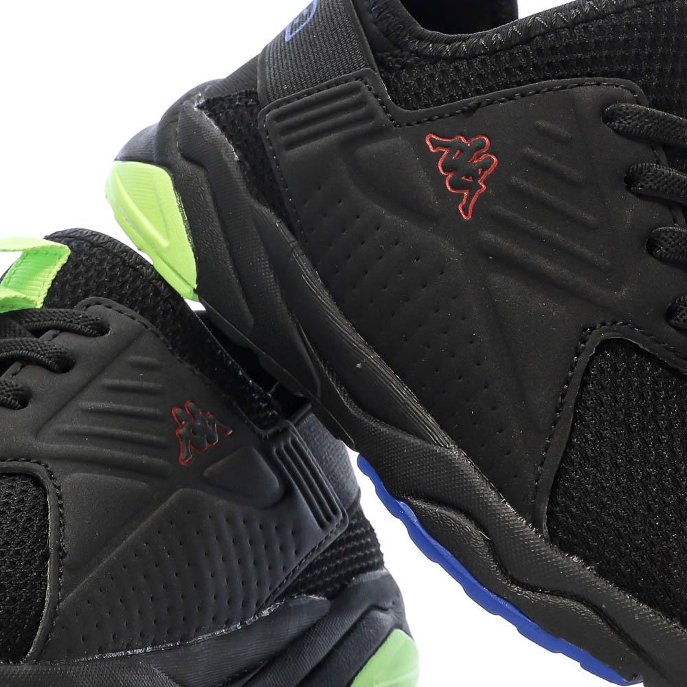 Baskets Noires/Bleu/Vert Garçon Kappa San Puerto vue 7