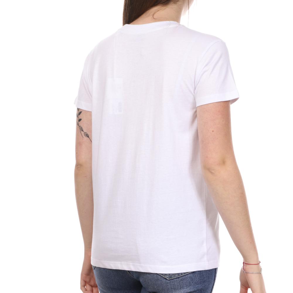 T-shirt Blanc Femme Teddy Smith Teddy vue 2