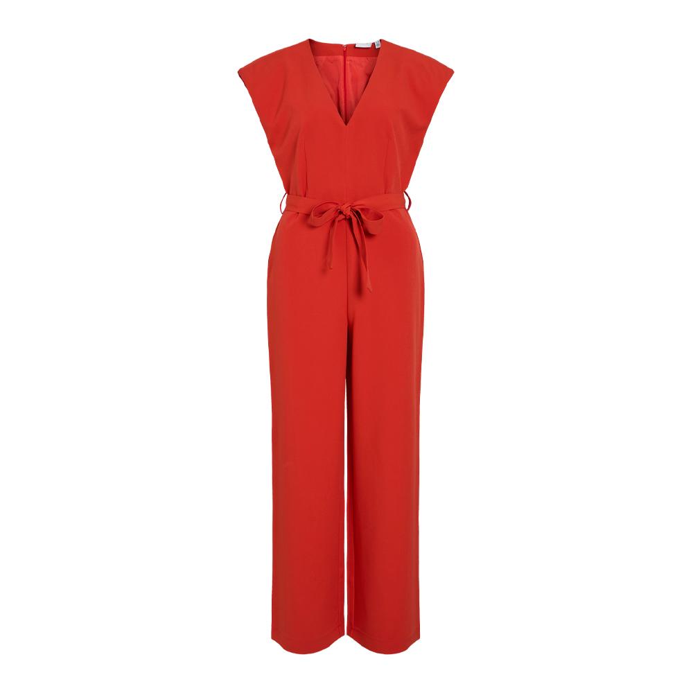 Combinaison Rouge Femme Vila Visivia pas cher