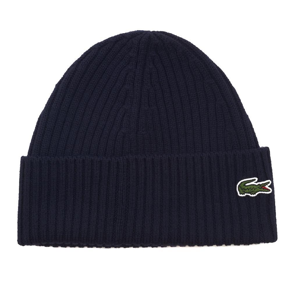 Bonnet Marine Homme Lacoste hjm pas cher