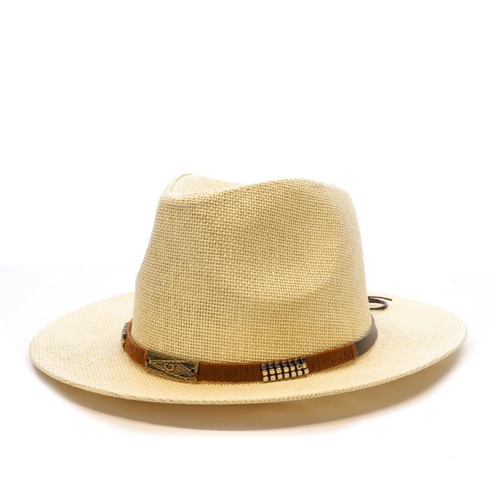 Chapeaux Beige Via Lorenzo Fedora pas cher