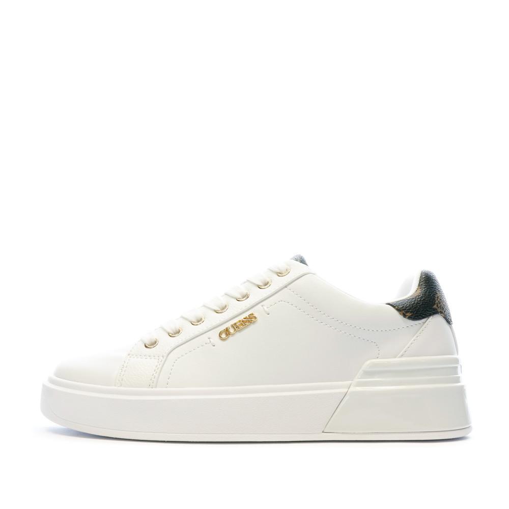 Baskets Blanche Femme Guess Corlina pas cher