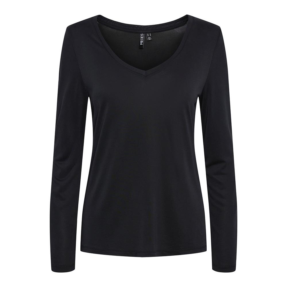 T-Shirt Noir Femme Pieces Pckamala pas cher