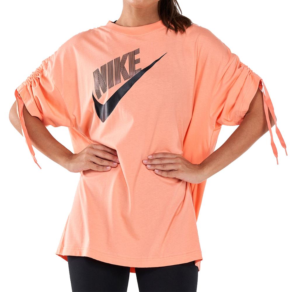 T-shirt Orange Femme Nike Top pas cher