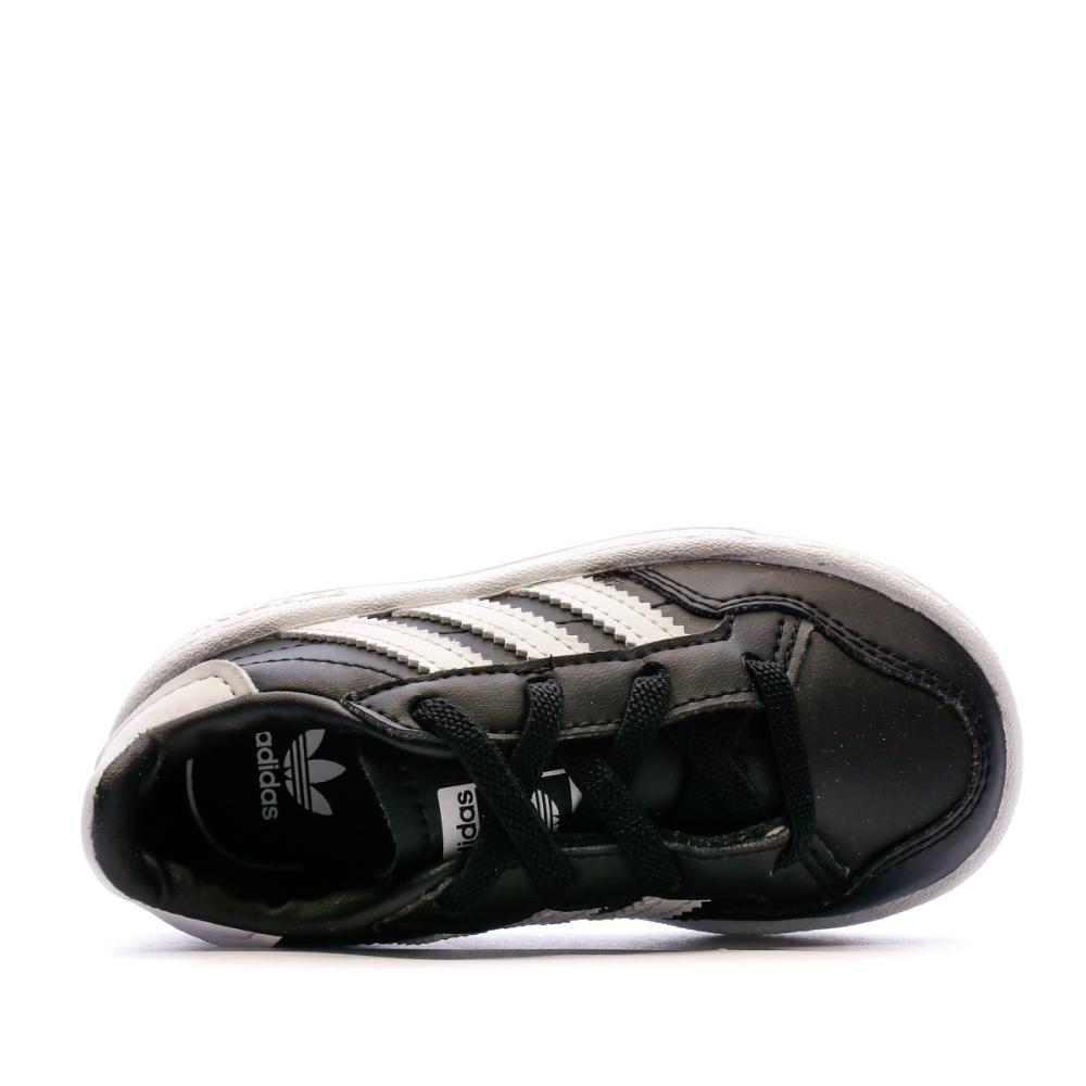 Baskets Noir Bébé Adidas Team Court vue 4