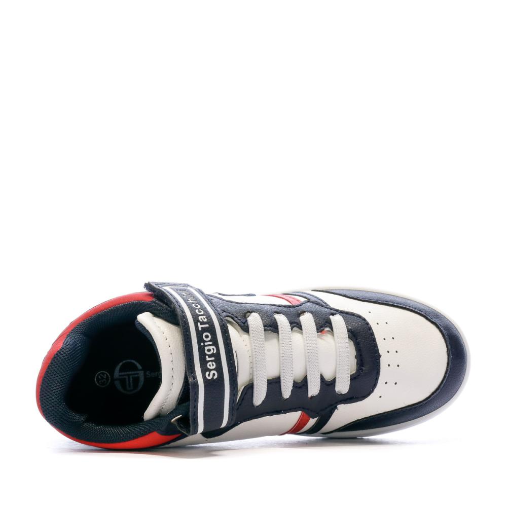 Baskets Montantes Blanche/Marine Garçon Sergio Tacchini Coby Mid vue 4