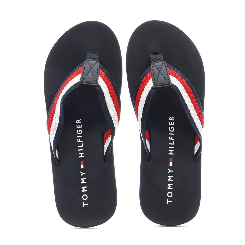 Tongs Marine/Rouge/Blanc Homme Tommy Hilfiger Coprorate vue 3