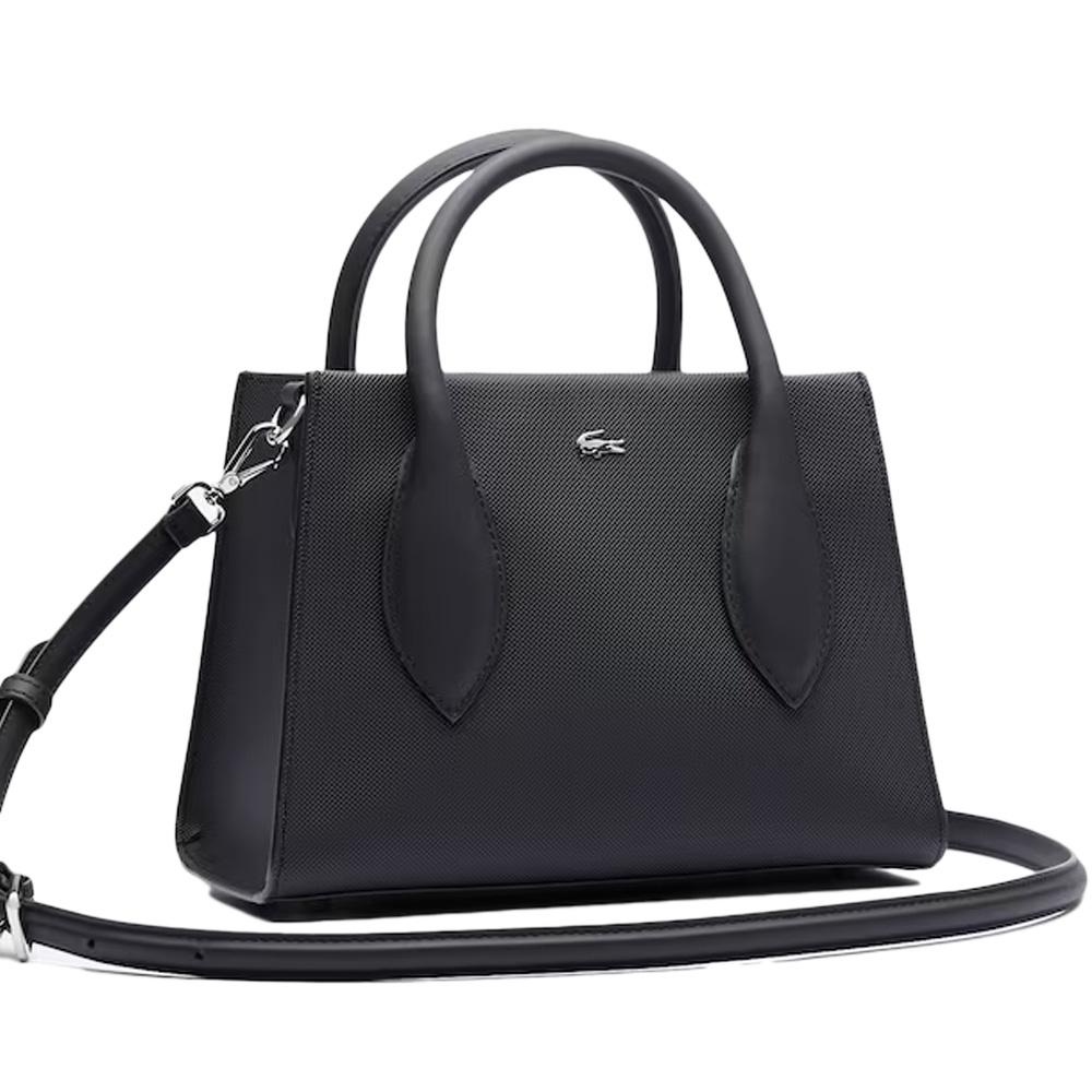 Sac à main Noir Femme Lacoste Daily City Bag pas cher