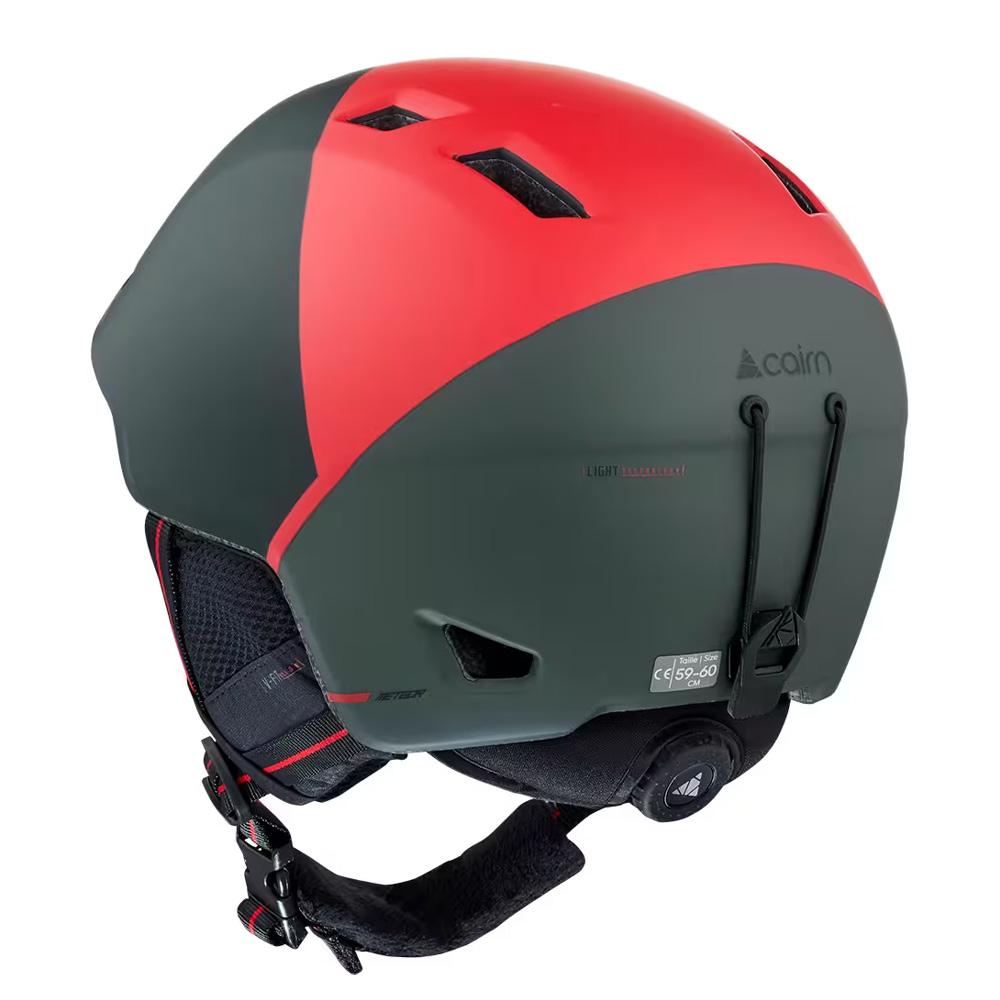 Casque de Ski Noir/Rouge Mixte Cairn Meteor Geometry vue 2