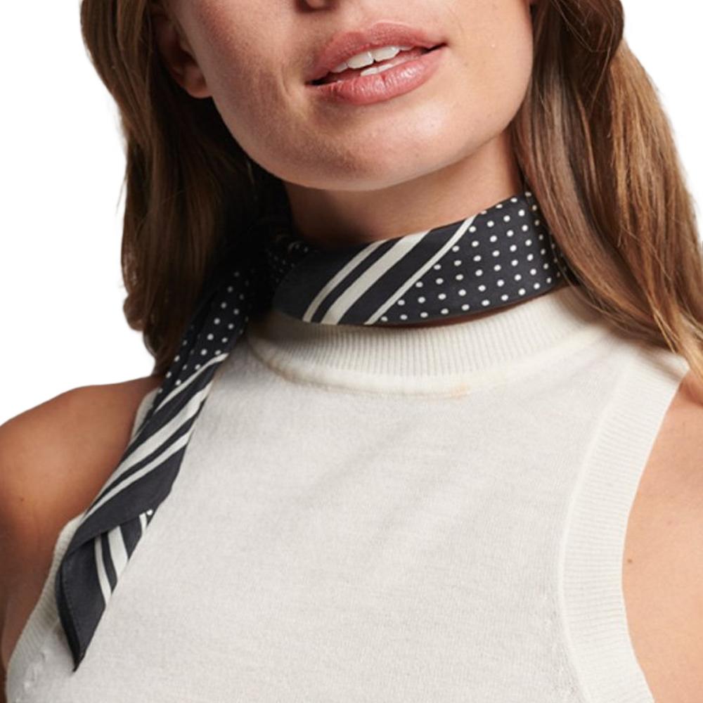 Foulard Carré Marine Femme Superdry Studios pas cher