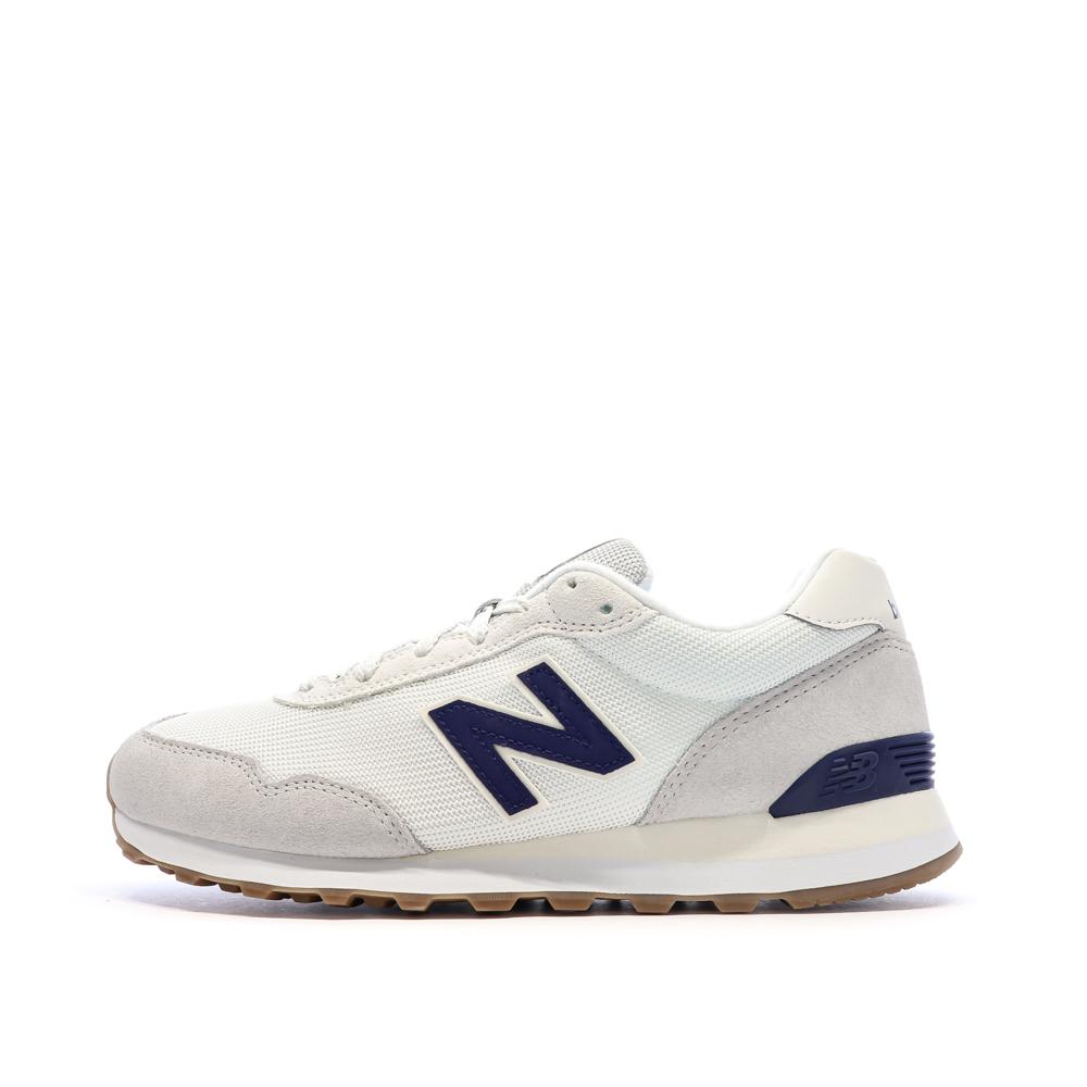Baskets Blanches/Marine Homme New Balance 515 pas cher