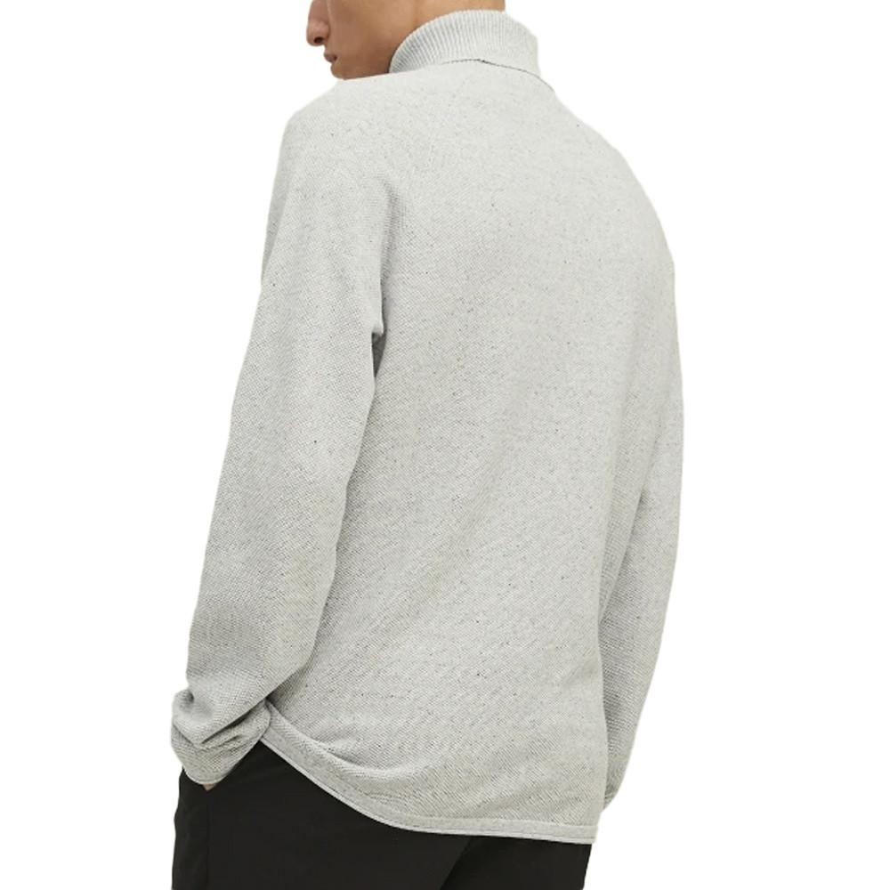 Pull Col roulé Gris Clair Homme Jack & Jones Roll 31 vue 2