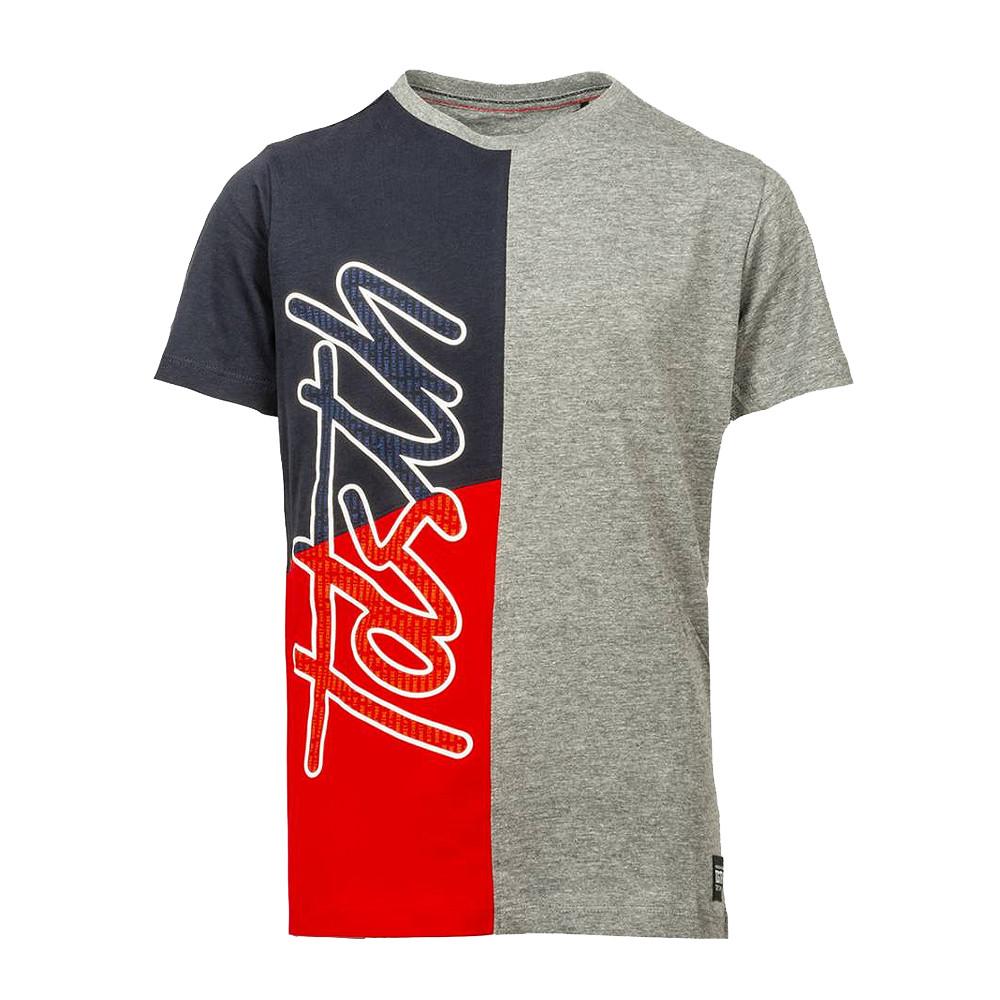 T-Shirt gris garçon Teddy Smith T-Bock Jr pas cher