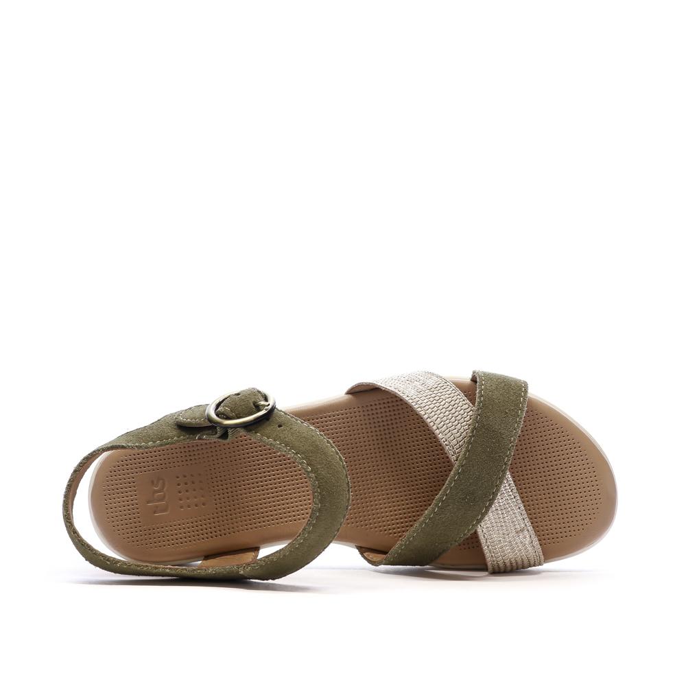 Sandales Kaki Femme TBS Scarlet vue 4