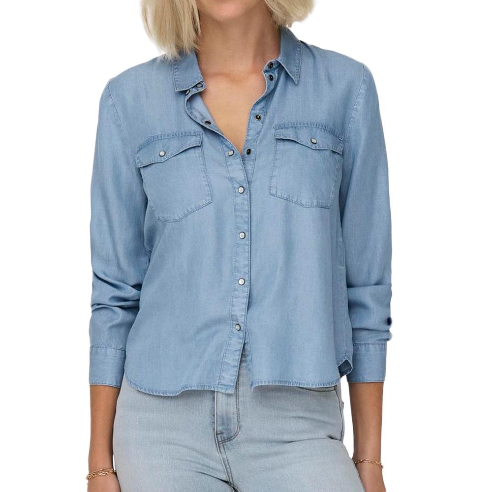 Chemise Bleu Femme Jdy Jasper pas cher