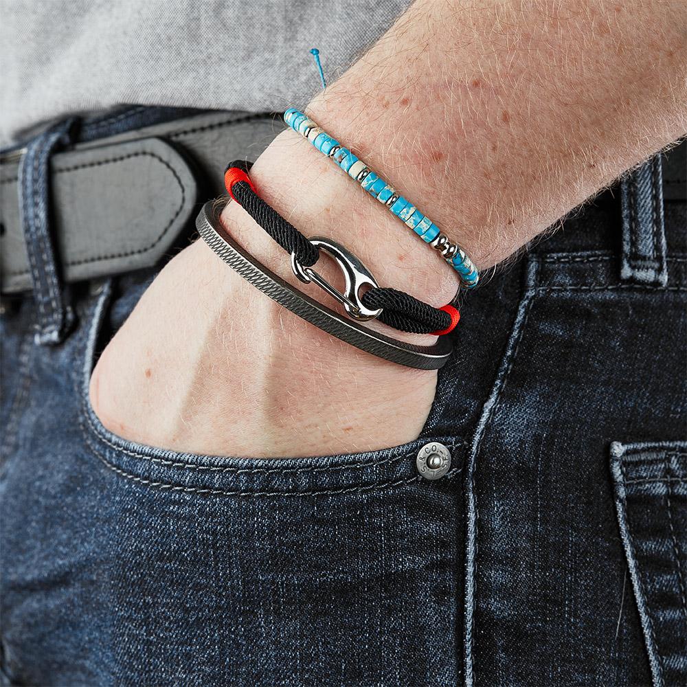 Bracelet Turquoise Homme Geographical Norway 315077 vue 2