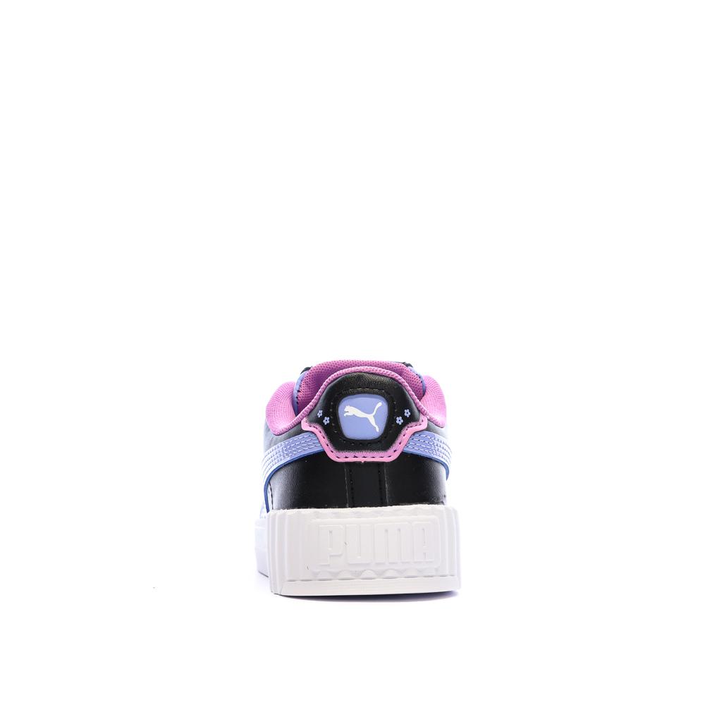 Schwarze/lila Puma Carina 3.0 Jellyy Sneaker für Mädchen Ansicht 3