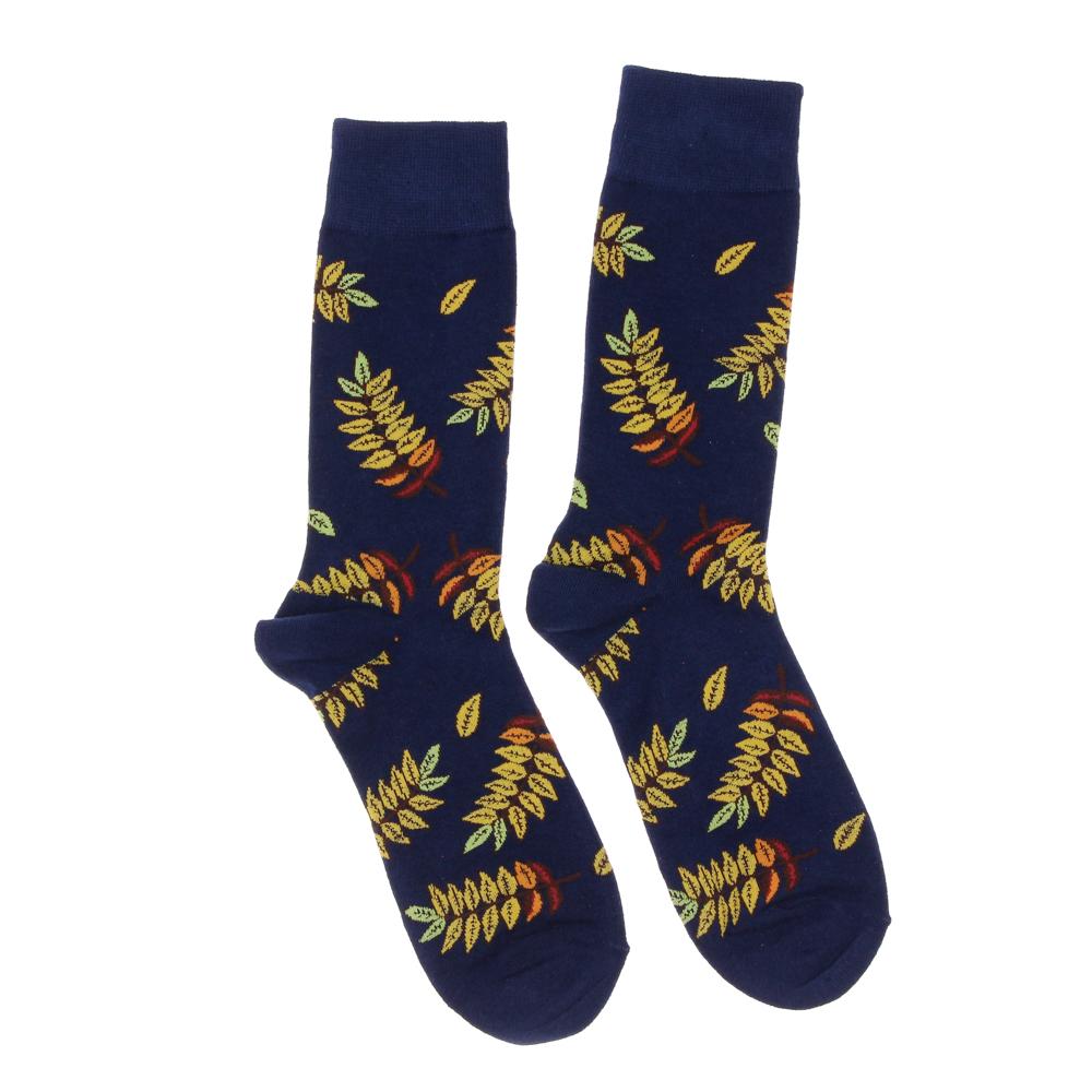 Chaussettes Bleu Mixte Stella Green Feuille pas cher