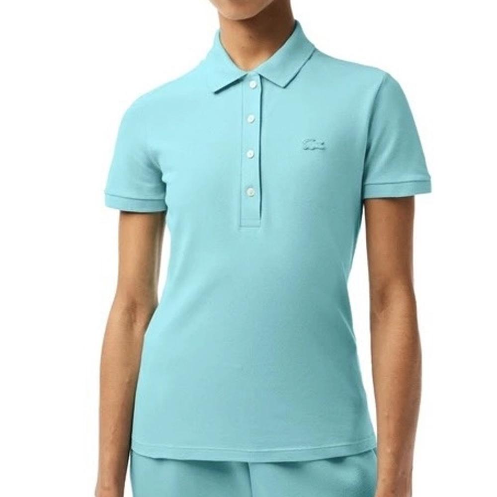 Polo Turquoise Femme Lacoste PF5462-031 pas cher