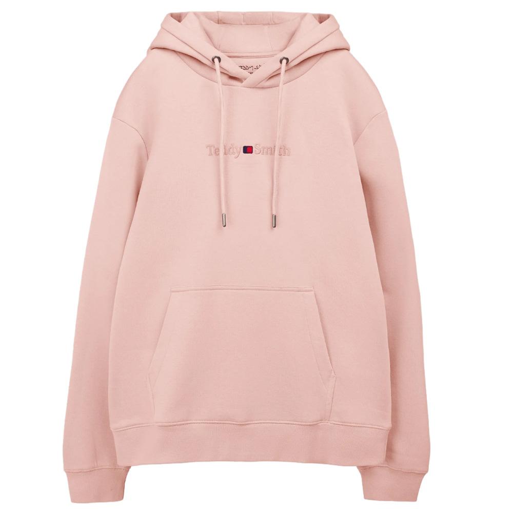 Sweat à Capuche Rose Homme Teddy Smith pas cher