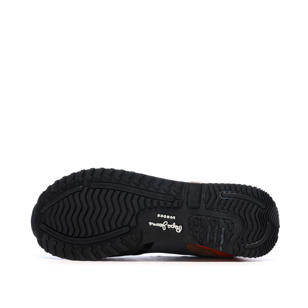 Baskets Marine/Kaki/Rouge Homme Pepe jeans Brit Road M vue 5