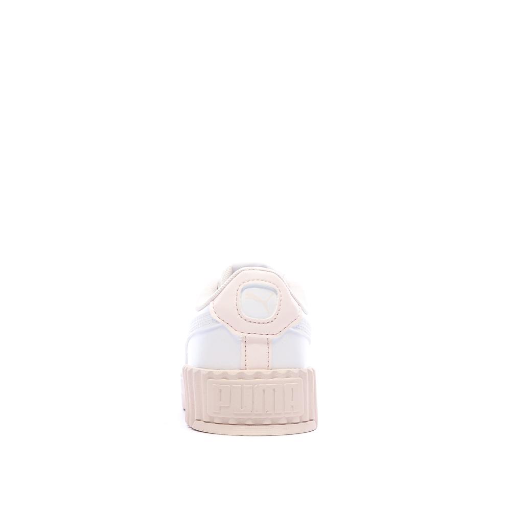 Baskets Blanches/Roses Femme Puma Carina 3.0 Cutie vue 3