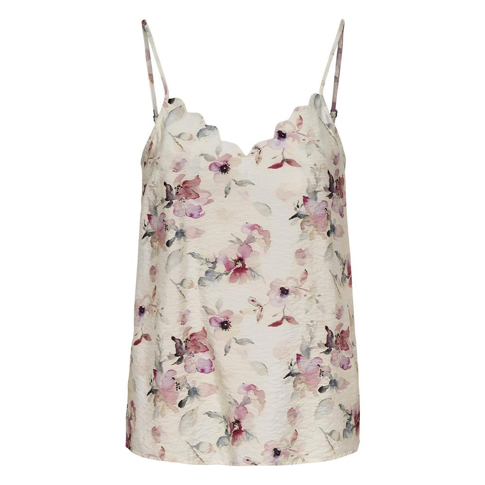 Top Blanc/Rose Femme JDY Troya pas cher