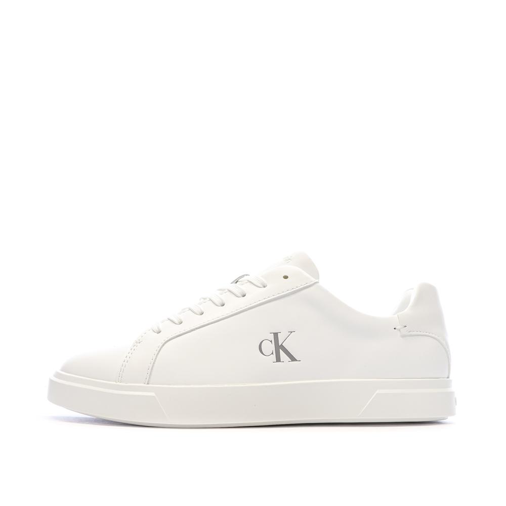 Baskets Blanches Femme Calvin Klein Jeans Low Pro Cups pas cher