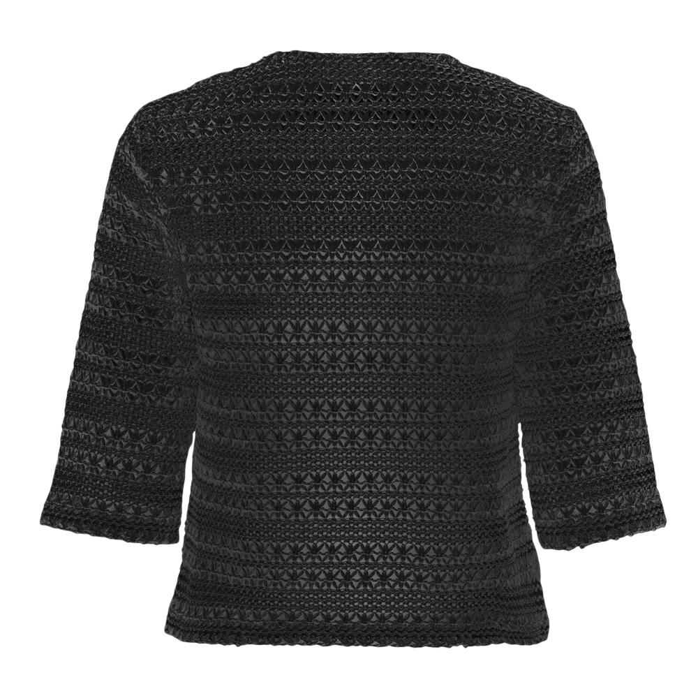 T-shirt en Maille Noir Femme JDY Elly vue 2