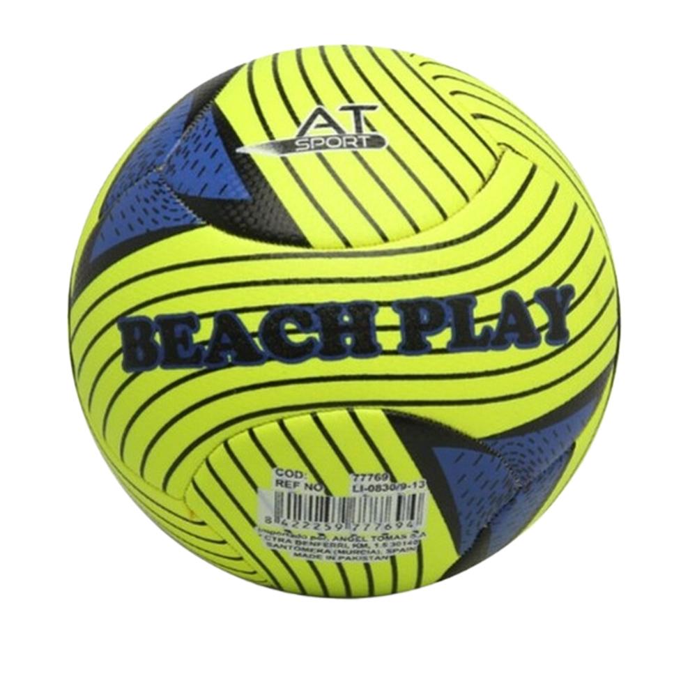 Ballon de Volley Jaune/Marine Plage pas cher