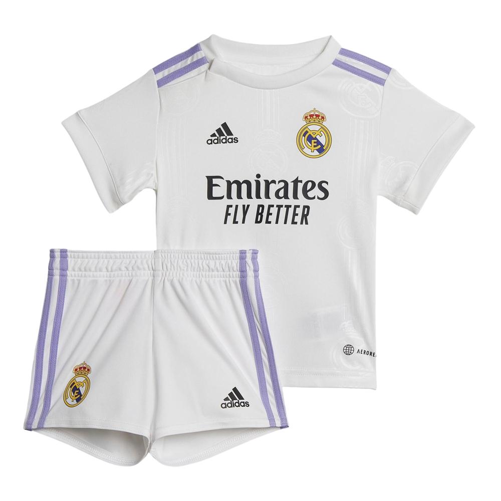 Ensemble Real Madrid Domicile Junior Adidas 2022/2023 pas cher