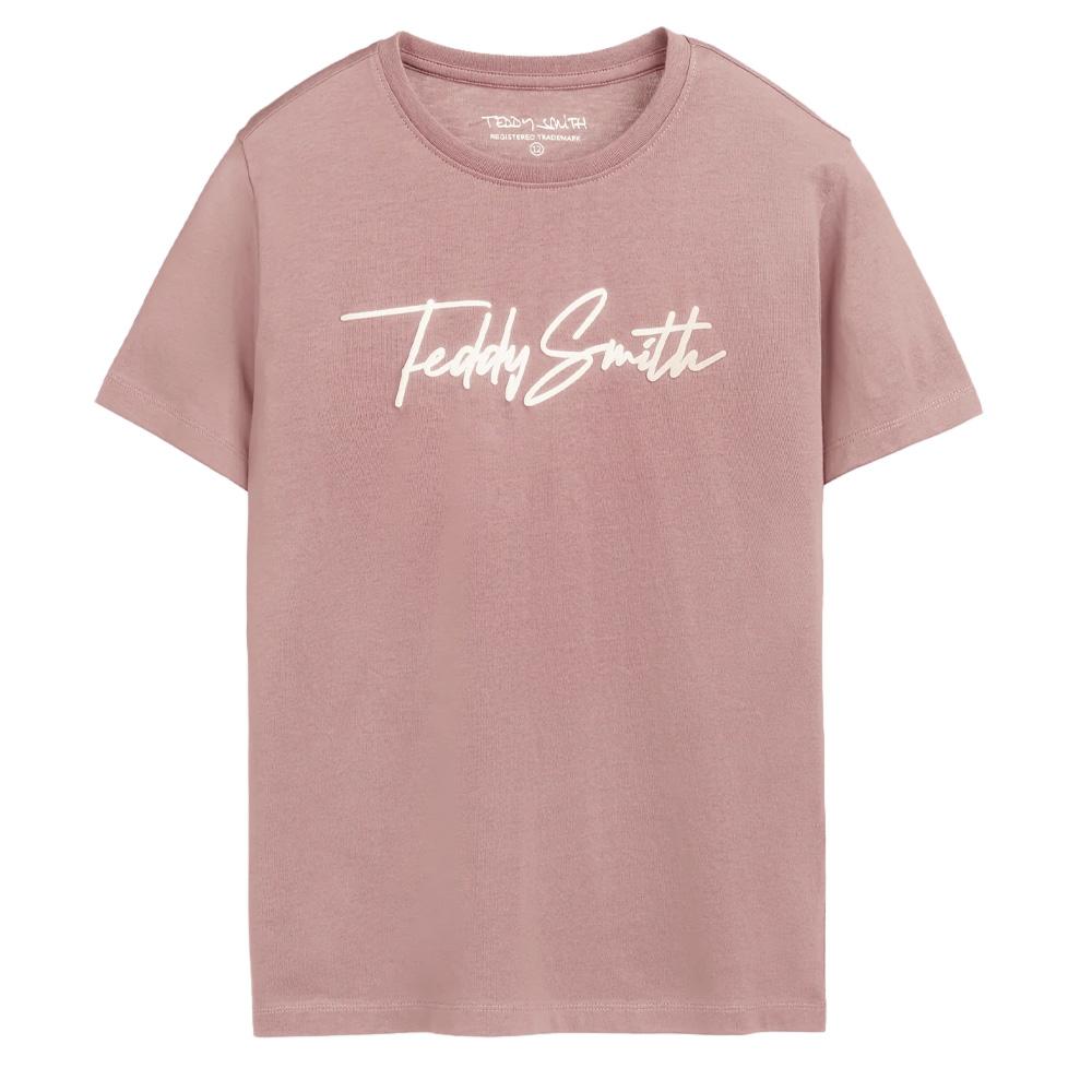 T-Shirt Rose Garçon Teddy Smith Evant pas cher