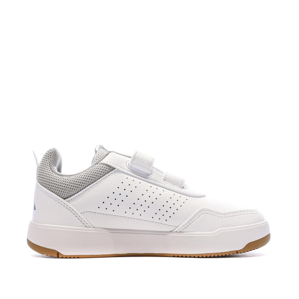 Baskets Blanc/Gris Enfant Adidas Tensaur KJ9771 vue 2