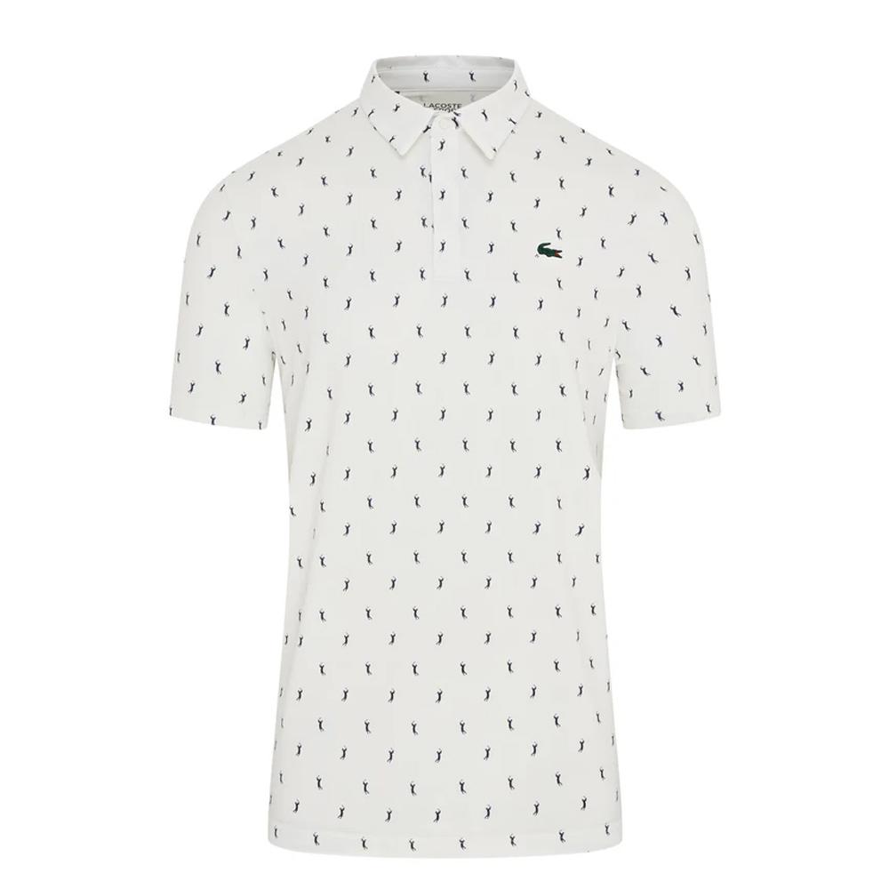 Polo de golf Lacoste Hombre Blanco regular fit protección UV ver 2