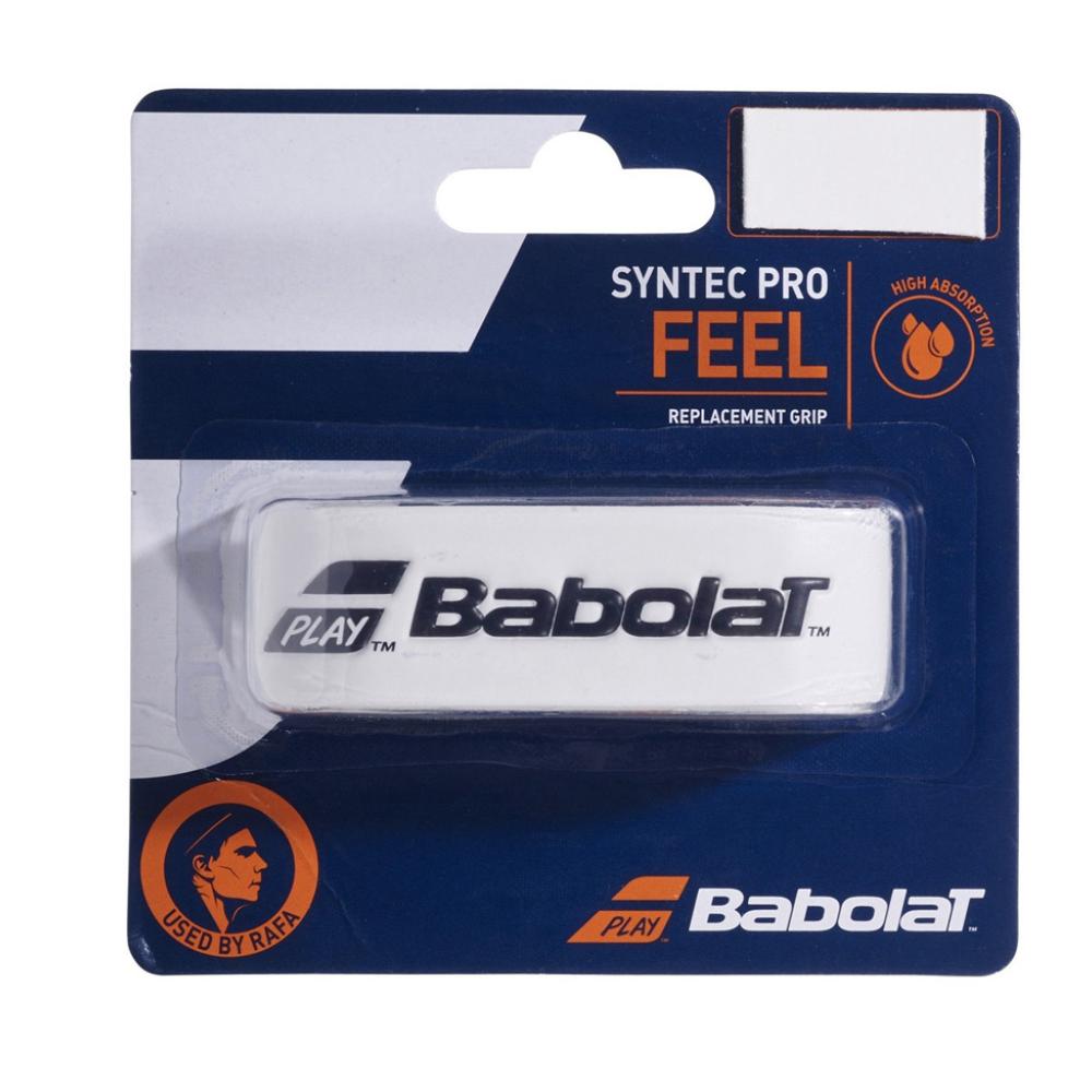 Grip de Tennis Blanc Babolat Syntec Pro pas cher