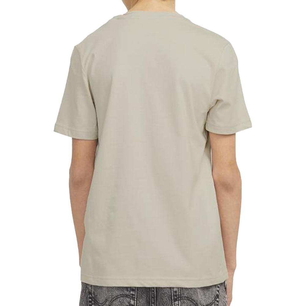 T-shirt Beige Garçon Jack & Jones Crew vue 2