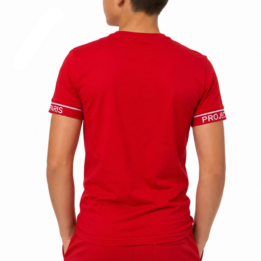 T-Shirt Rouge Garçon Project X Paris J2310022 vue 2
