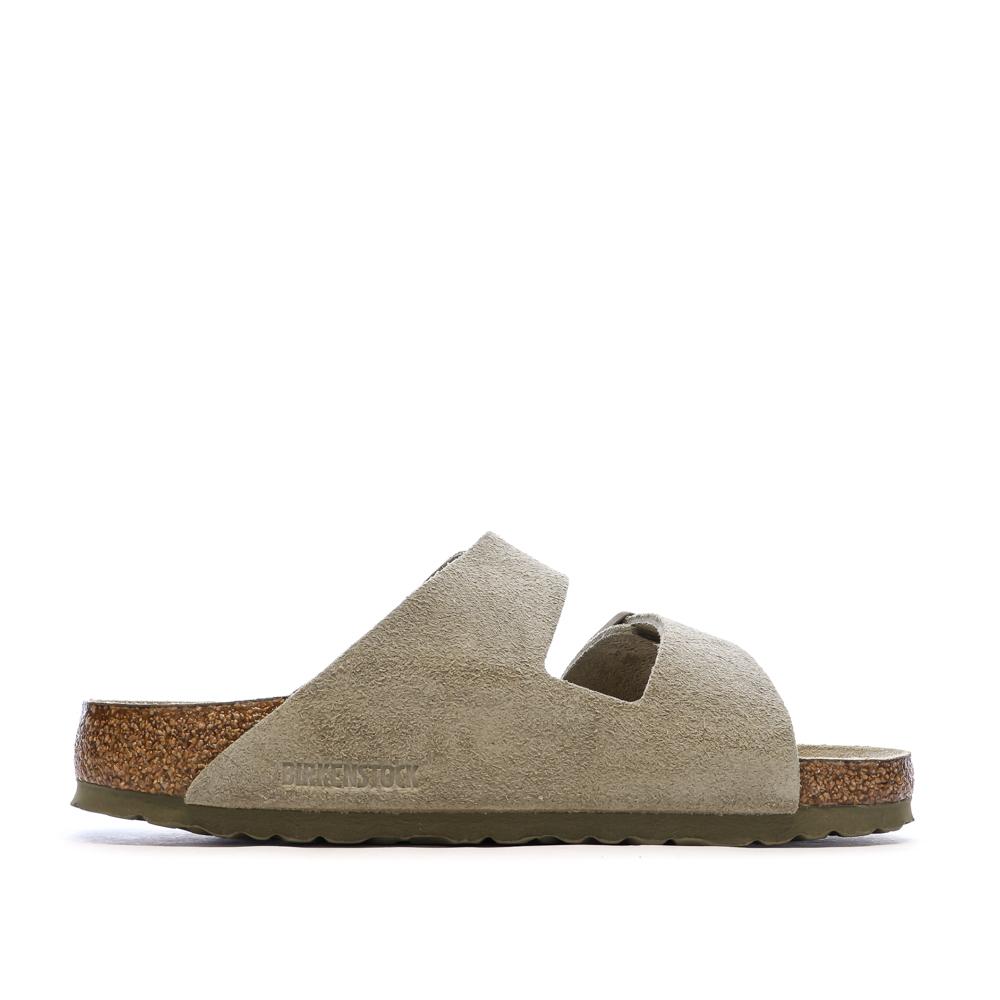 Sandales Vertes Olive Mixte Birkenstock Arizona vue 2