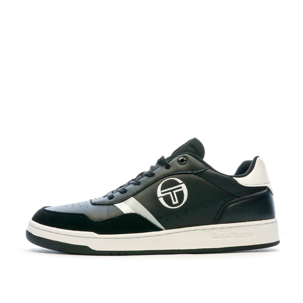 Baskets Noir/Blanche Homme Sergio Tacchini Roma pas cher