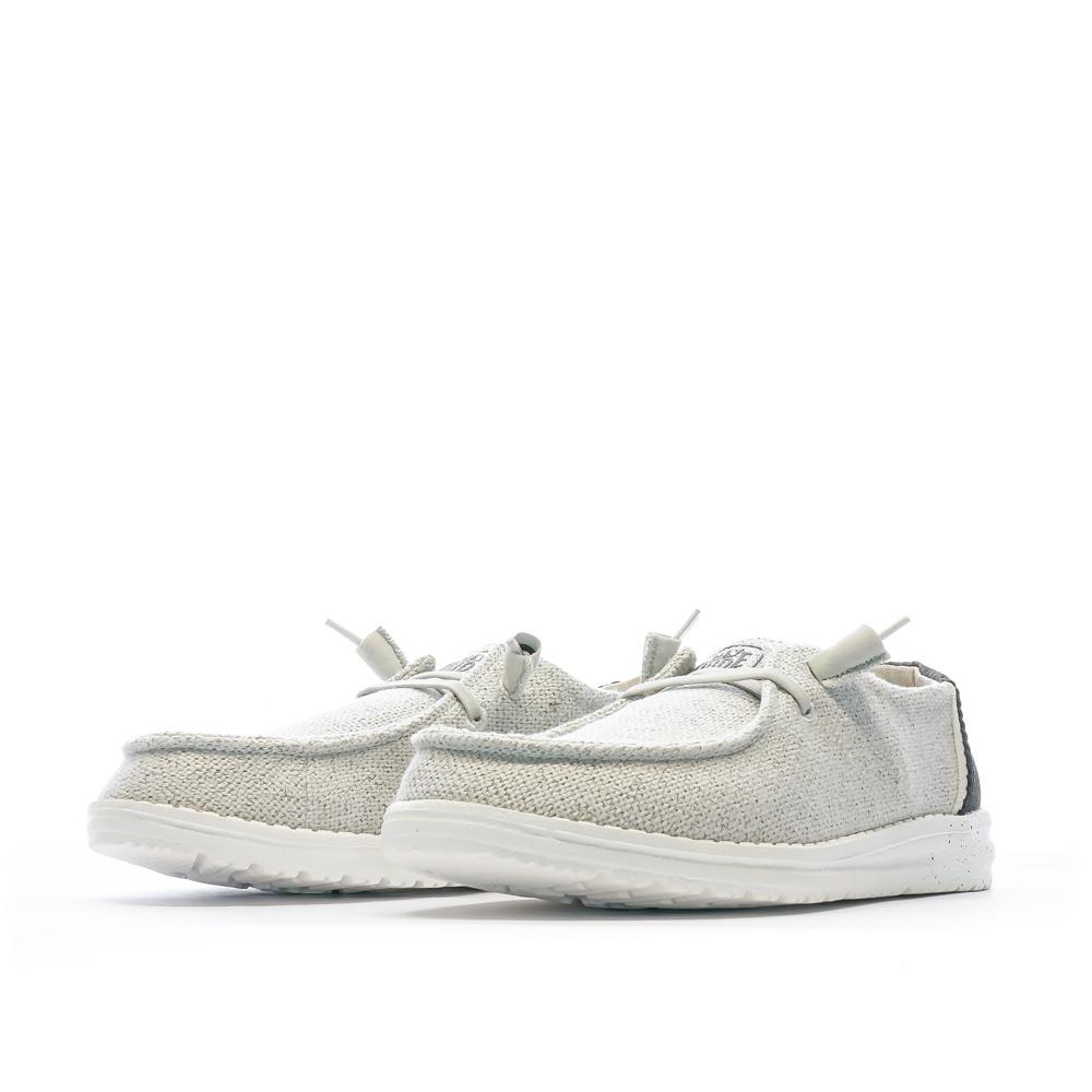 Chaussures Grises Femme Hey Dude Wendy Woven vue 6
