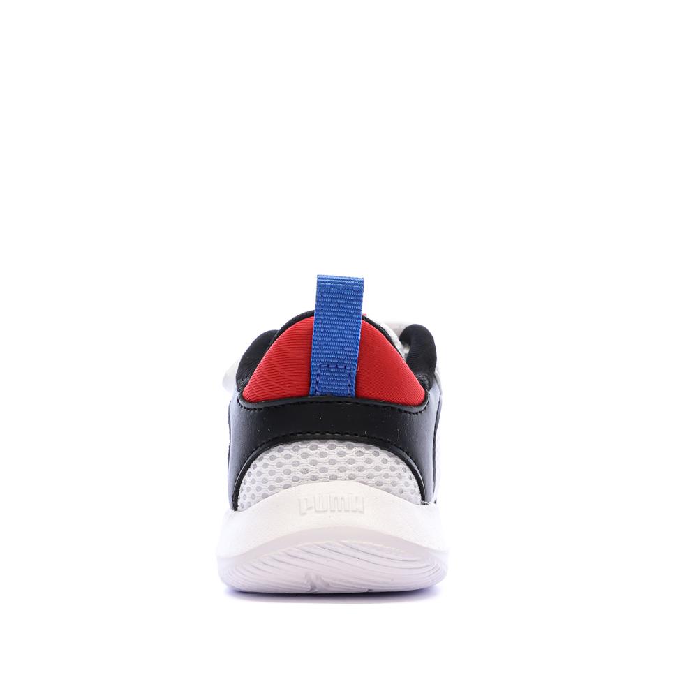 Baskets Blanc/Noir Garçon Puma Fun Racer 2 Ac+ vue 3