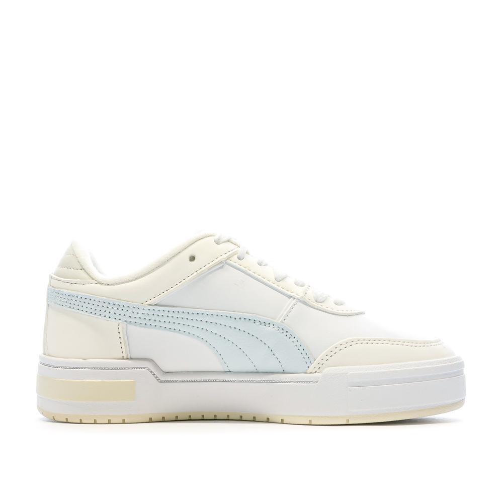 Baskets Blanc/Écru Femme PUMA Pro Sport vue 2