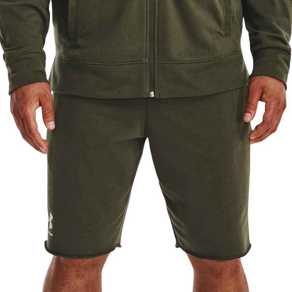 Short Kaki Homme Under Armour Rival Terry pas cher