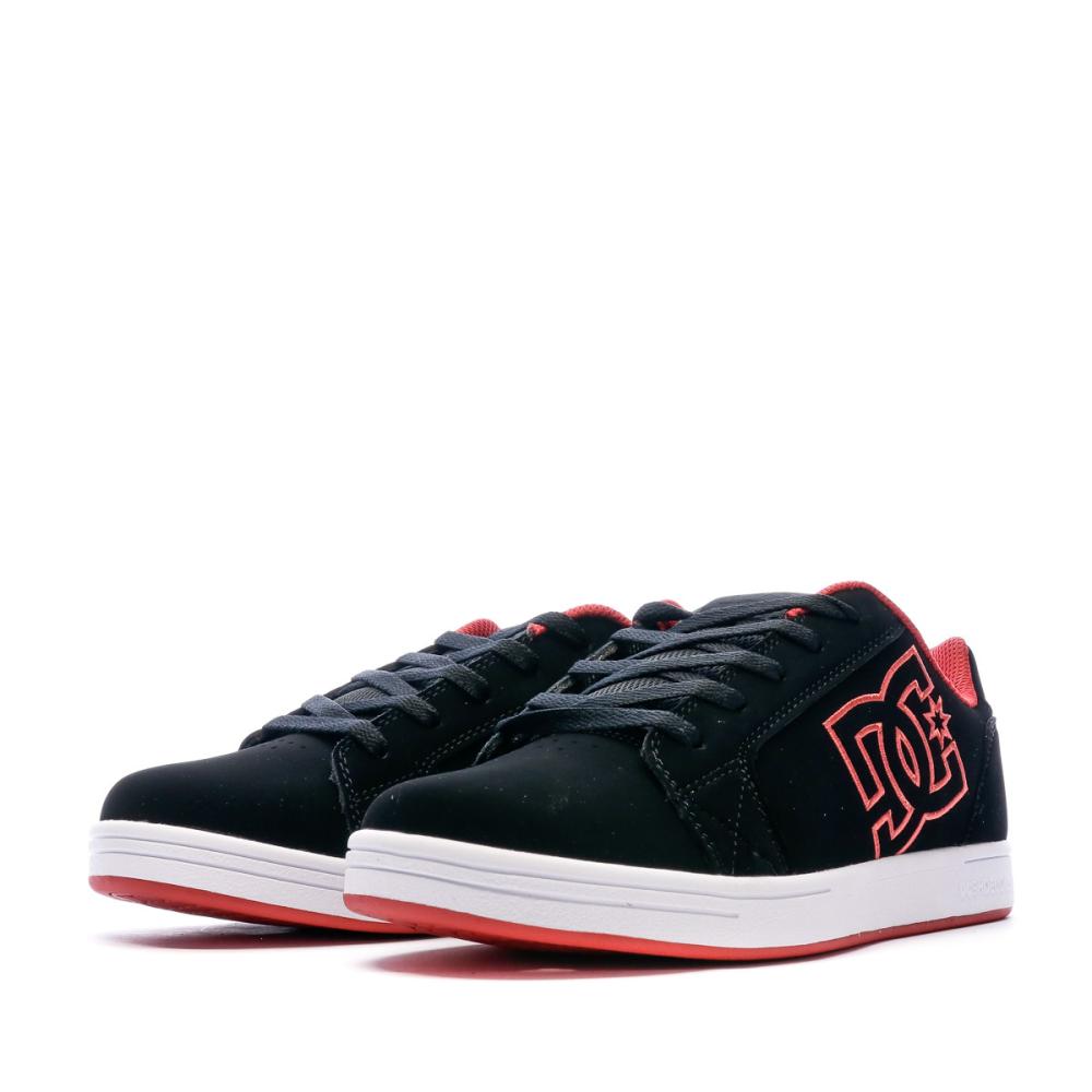 Baskets Noir/Rouge Femme DC Shoes Serial Grfk vue 6