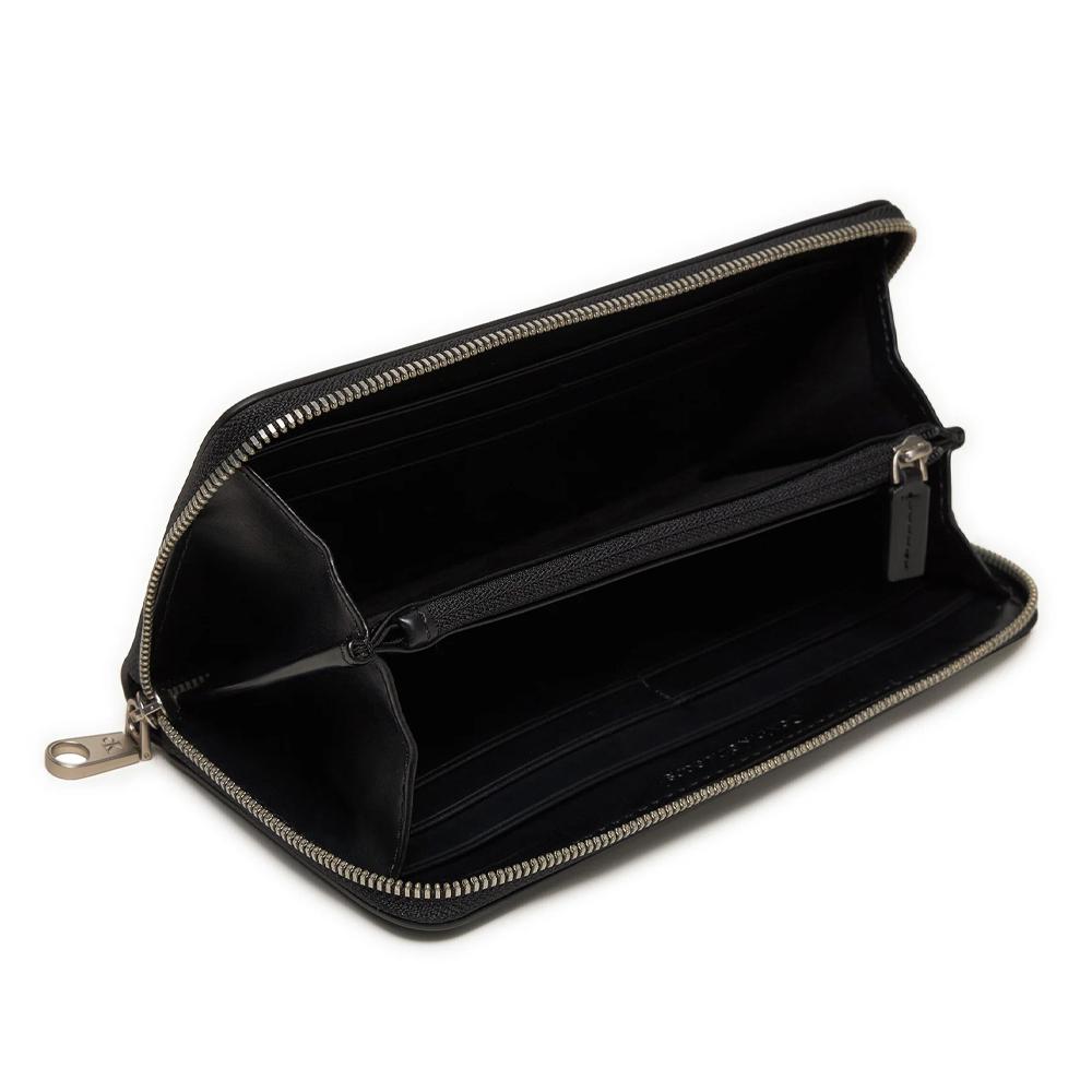 Portefeuille Noir Femme Calvin Klein Jeans Sculpted Zip vue 3