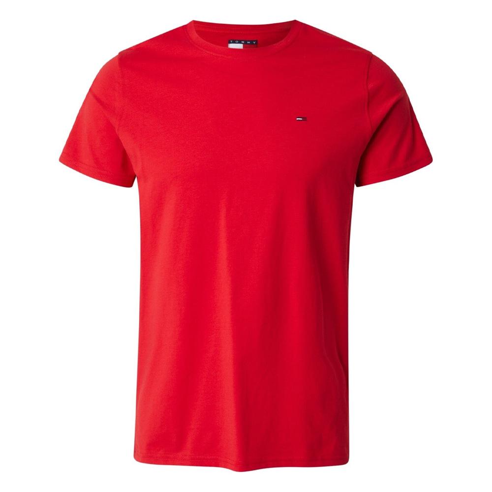 T-shirt Rouge Homme Tommy Hilfiger Tjm Xslim pas cher
