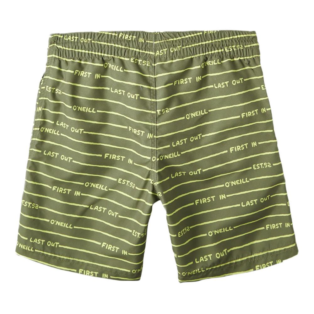 Short de bain Vert/Jaune Garçon O'Neill All Year 14 vue 2