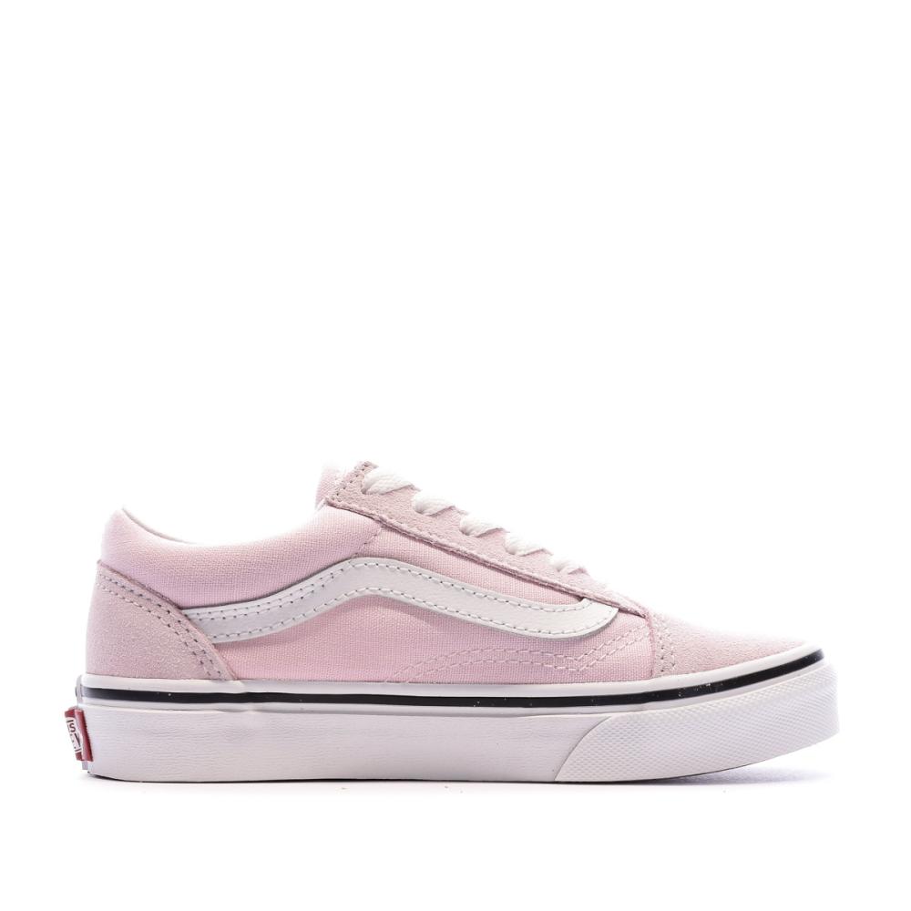 Baskets Roses Fille Vans Old Skool vue 2