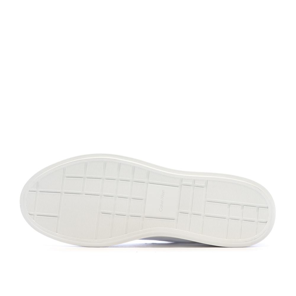 Baskets Blanches/Taupes Homme Calvin Klein Jeans Low Prof vue 5