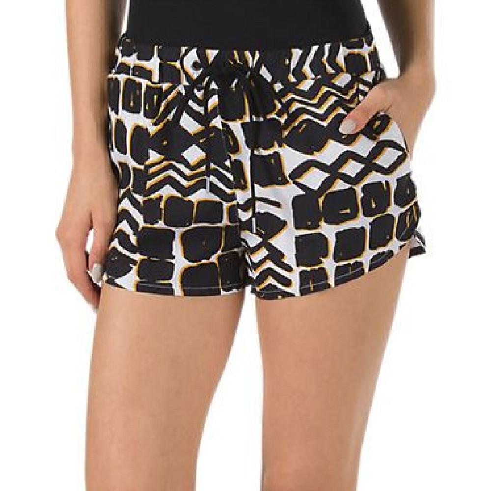 Short Noir à motifs Femme Vans Janek pas cher